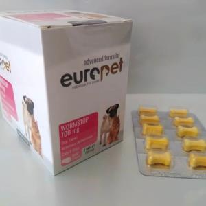 قرص ضد انگل مخصوص سگ و گربه یوروپت Europet Wormstop  