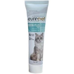 خمیر بیوتین پلاس زینک گربه یوروپت Europet Biotin Plus
