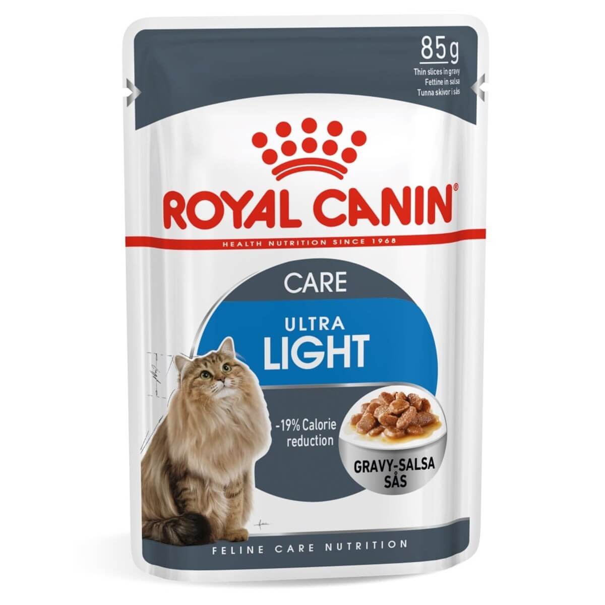 پوچ گربه لایت ویت رویال کنین 85 گرم  Royal Canin Light Weight 